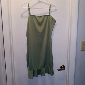 XL SLIP DRESS MINT GREEN